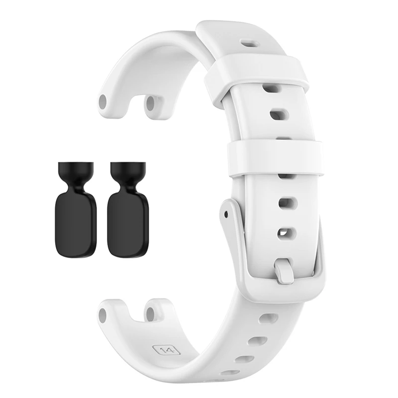 

Smart Watch Band 20mm Silicone Wristband Sports Bracelet Replacement for Garmin Lily's Accessories White