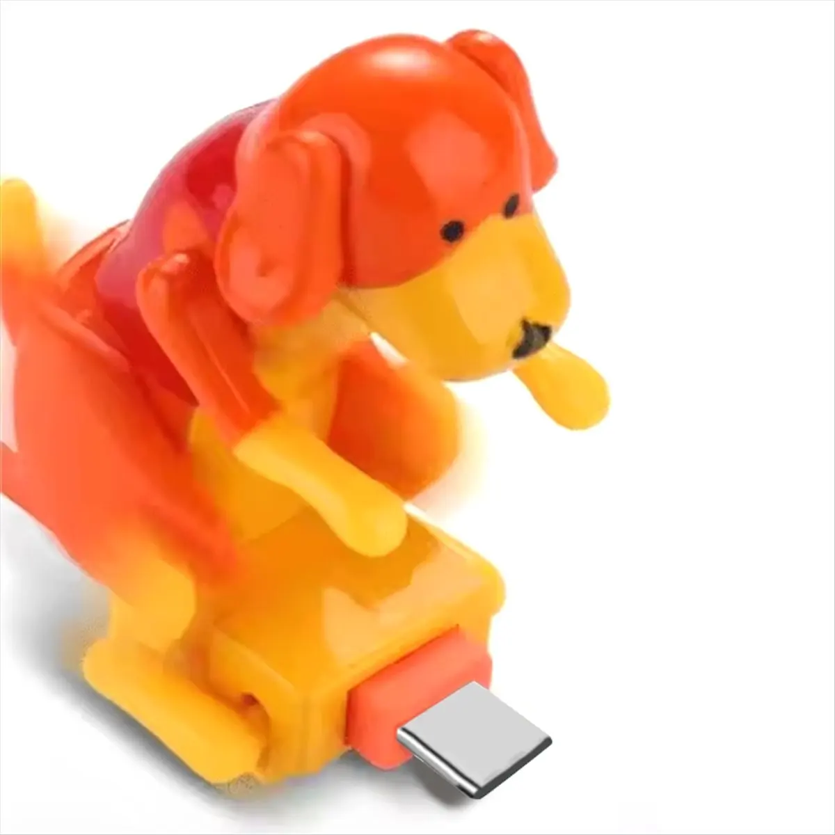 Фото Забавный кабель для зарядки USB-C ABGN Humping Dog: быстрое зарядное устройство Type-C, оригинальный аксессуар для телефона и игрушка для снятия стресса №5