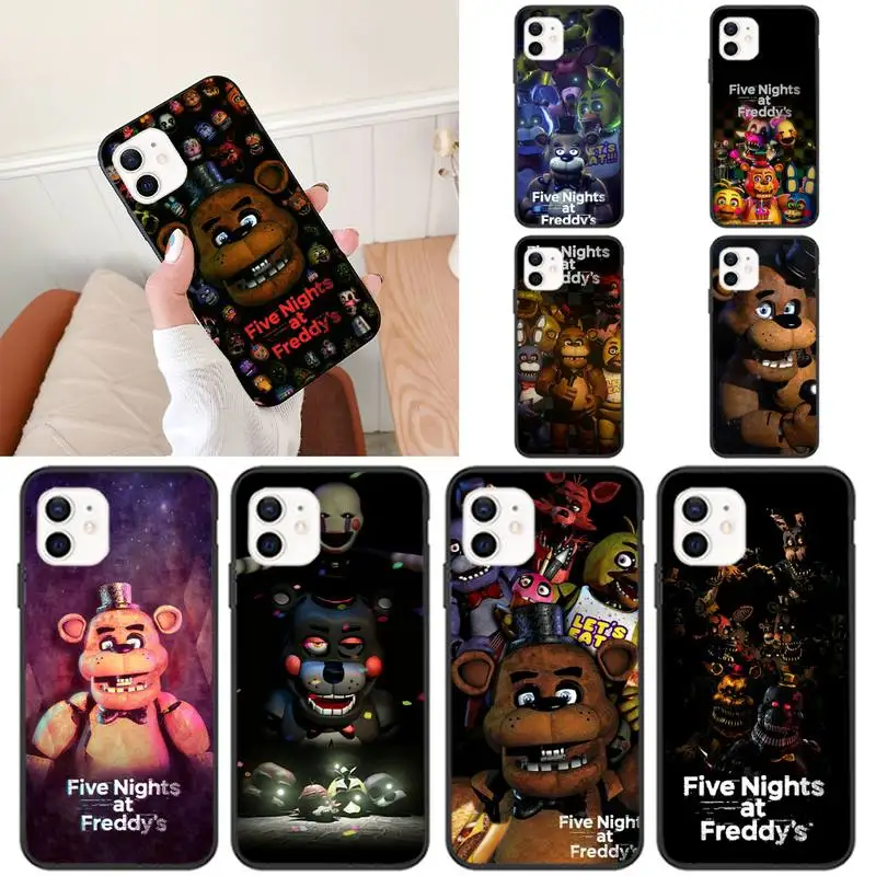 

Fnaf-Five-nights-At-Freddys-game Phone Case For iPhone 11 12 Mini 13 Pro XS Max X 8 7 6s Plus 5 SE XR Shell