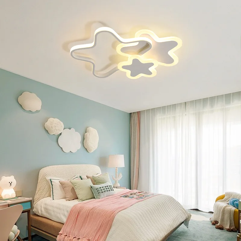 

Homhi Children's Room Lampled Nordic Bedroom Light Verlichting Binnen Plafond Boy Creative Girl Bedroom Ceiling Light HXD-079