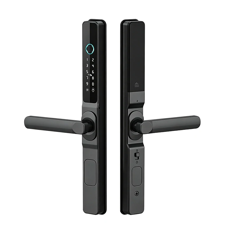 Фото Умный замок TTLock App поддерживает отпечаток пальца, пароль, ID-карту, USB-порт для зарядки, временный пароль. №1