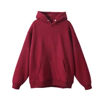 2022 autumn new 10 colors 360g polar fleece plus velvet loose tide brand sweater mens solid color thick button hooded sweater