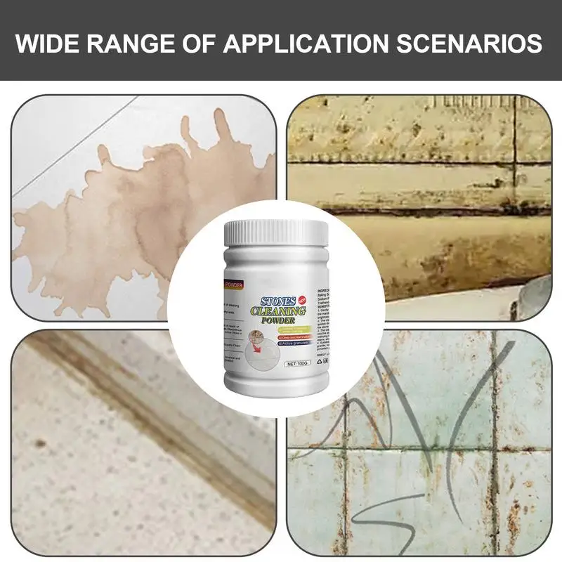 

Stone Cleaning Powder Silicone Scratch Repair Rust Remover Clean Stains Crystal Plating Agent For Stone Household Products Stone