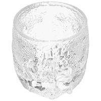 glass tea cup crystal cup creative tea drinking cup embossed water drinking cup
