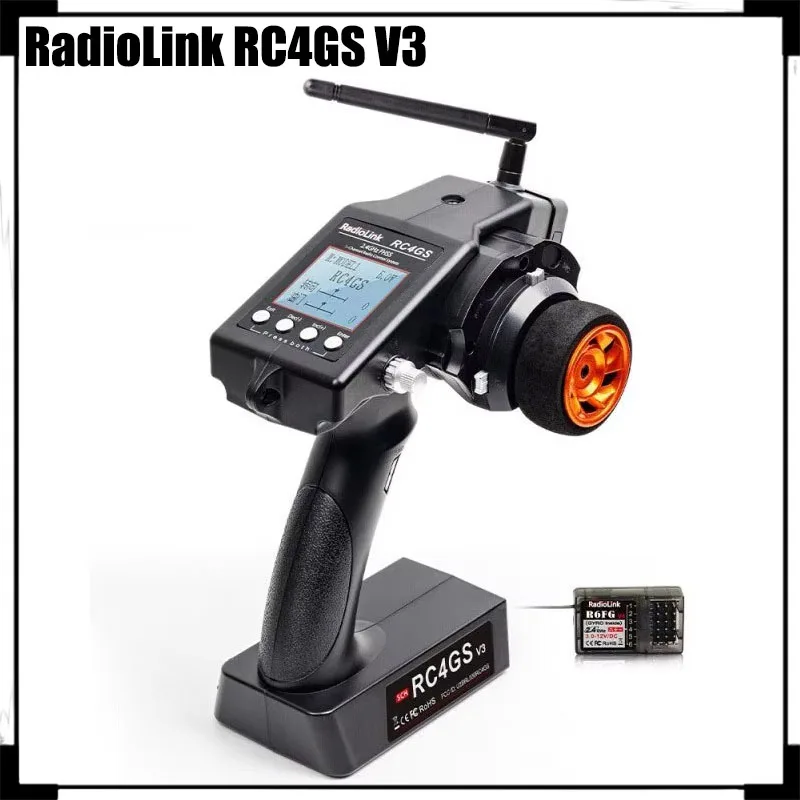 Radiolink Rc4gs V3 Пульт дистанционного управления 2 4 г 4-канальный R6fg Автомобиль и сосуд