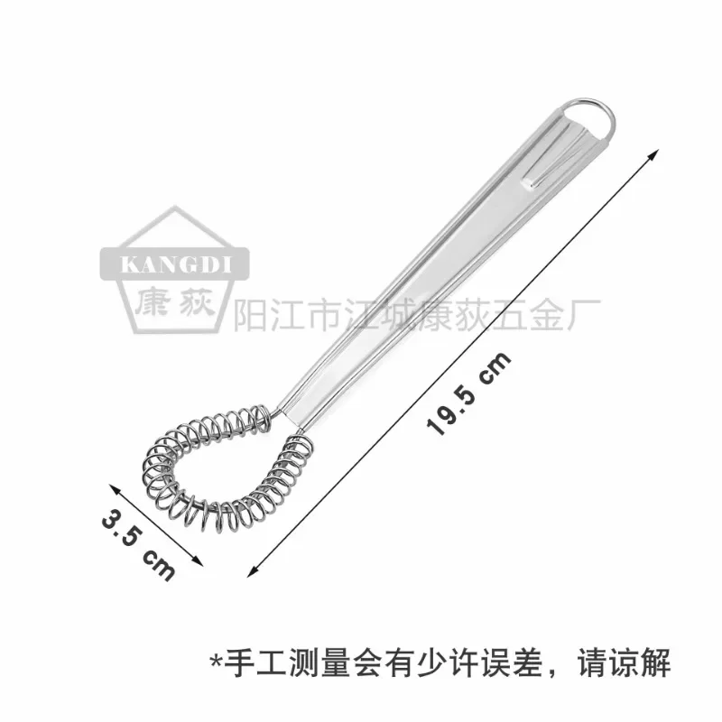 1 шт. волшебный ручной пружинный венчик из нержавеющей стали миниатюрный