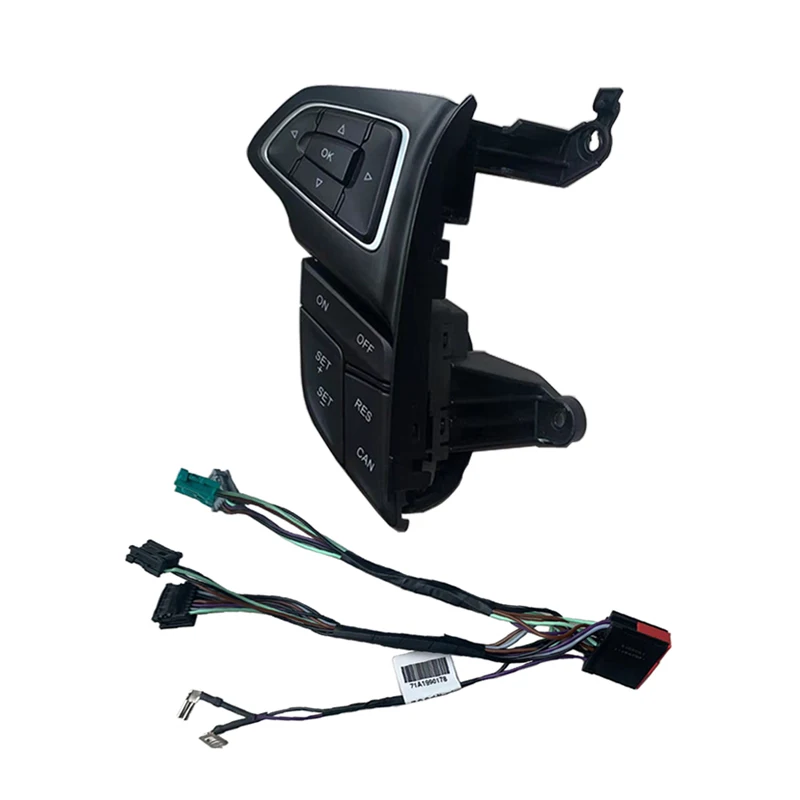 

Круиз-кнопки для автомобиля Ford Focus 3 Kuga 2017, Многофункциональная кнопка управления рулевым колесом с кабелями