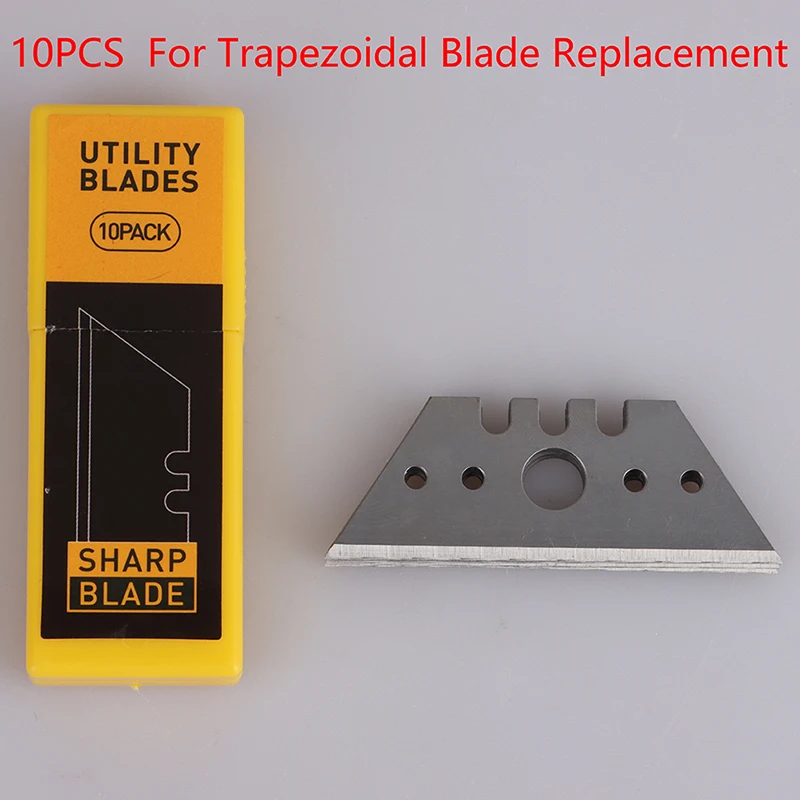 

10 шт. высококачественное ТРАПЕЦИЕВИДНОЕ лезвие Сменное лезвие инструмент для резки искусства Ремесла многофункциональный нож «сделай сам» лезвие для обработки T-образная лезвие