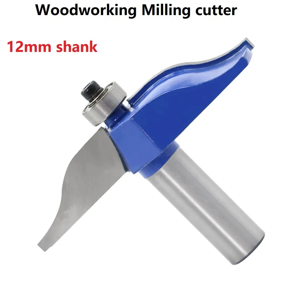 

For Woodworking For Hand Making Router Bits Milling Cutter 66.7mm Long Round Over Rail&Stile Tenon Cutter YG6X