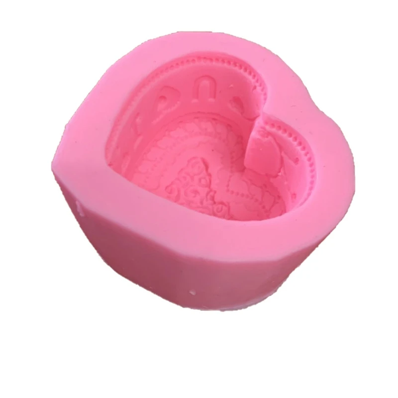 

Mousse Mould Soap Mold DIY Plaster Candles Making Molds DIY Handmade Baking Gadgets Heart Shaped Silicone Material
