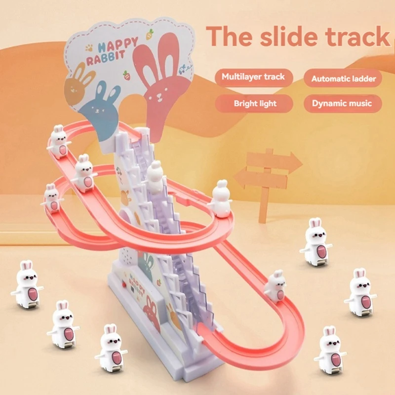 Лестница для восхождения кролика трек автоматическая горка Macey Bunny лестница