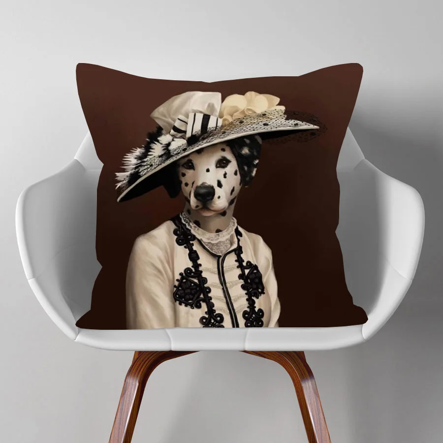 Европейская винтажная королевская картина маслом стильная фотообложка собака