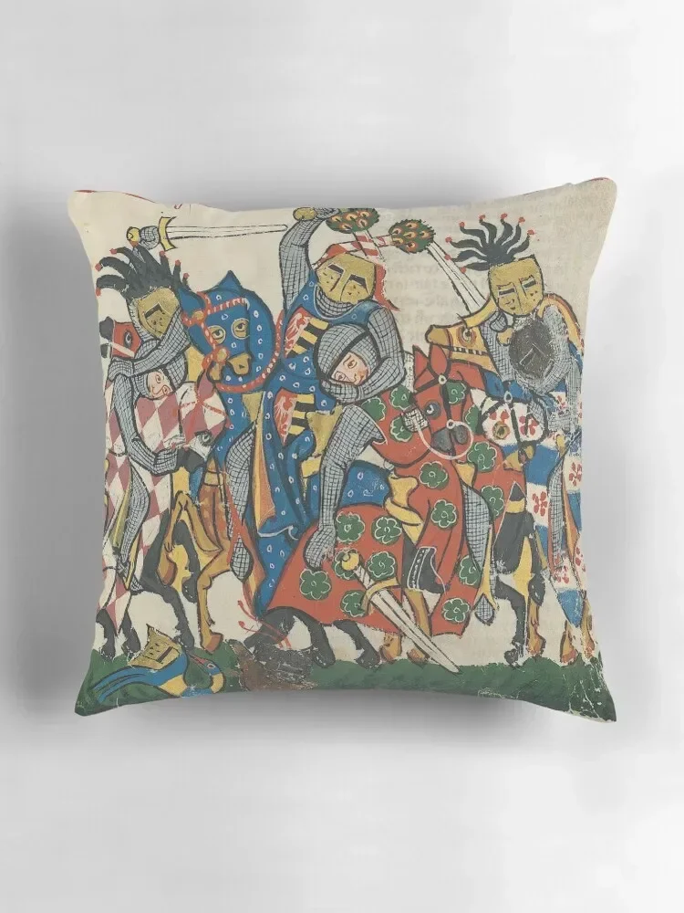 Турнир (14-й век) - Codex Manesse декоративная подушка чехлы для диванов чехол гостиной