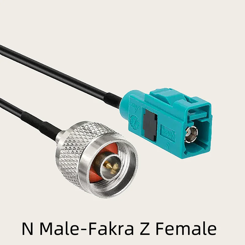 Фото Кабель-адаптер Fakra-Z (гнездо) на SMB/BNC/TNC/UHF/M/N/F (штекер/гнездо) для GPS-антенн, RG174 №3