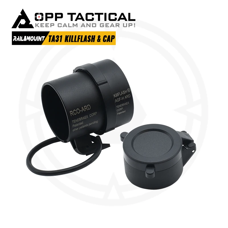 

Killflash Anti-Reflection Device and Flip Up Quick Spring Cap for Trijicon TA31 4x32 ACOG Scopes
