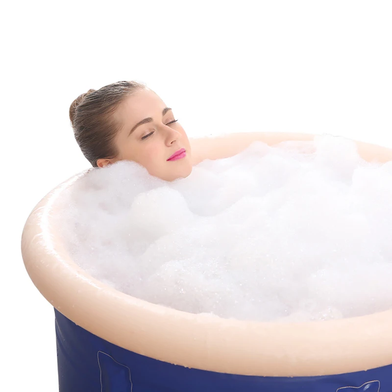 Portable Bathtub, Foldable Soaking Bath Tub, Eco-friendly Adult Bathroom Foldable Tub for Small Space Hot Ice Bath Spa Tub images - 6