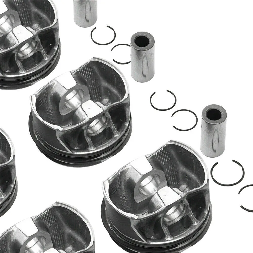 6PCS Auto Parts Pistons and Rings Kit Φ88mm 2760306517 2760300700 For Mercedes-Benz W205 W212 X166 E400 M276 3.0T Engine Car