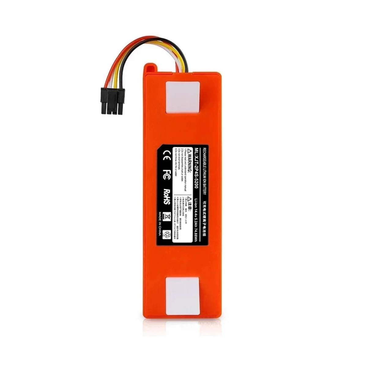 

14.4V 6500MAh Li-Ion Replacement Battery for Xiaomi Mijia Roborock S5 S6 S50 S51 S55 Series E20 E25 E35