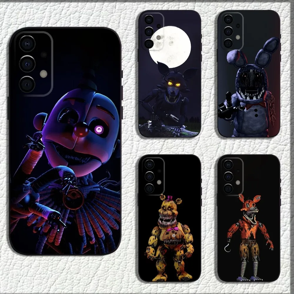Чехол для телефона Five-Nights-At-Freddys F-Fnaf мягкий черный чехол Samsung Galaxy A13 A21s A22 A31 A32 A52 A53 A71