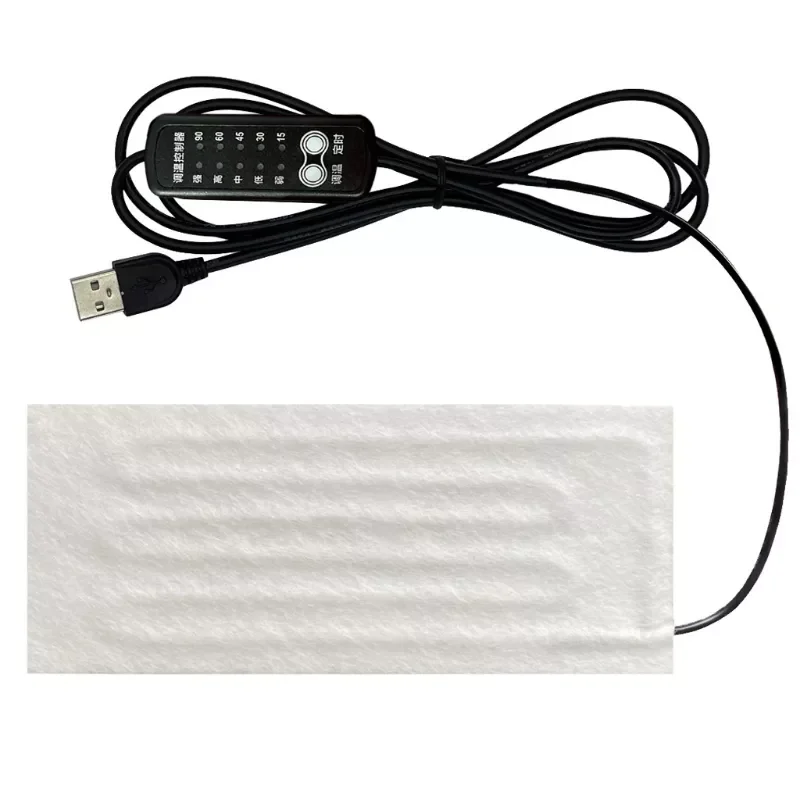 

Heating Pad USB Heating Wire Heating Mat 5V Electric Heating Element Film Heater Pad for Warming Feet Heating Vest Coat