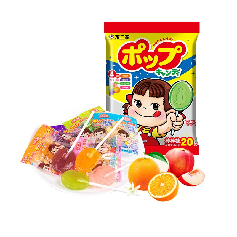 

Фруктовый ароматизатор Fujiya Lollipop, 125 г * 1 пакет, конфеты