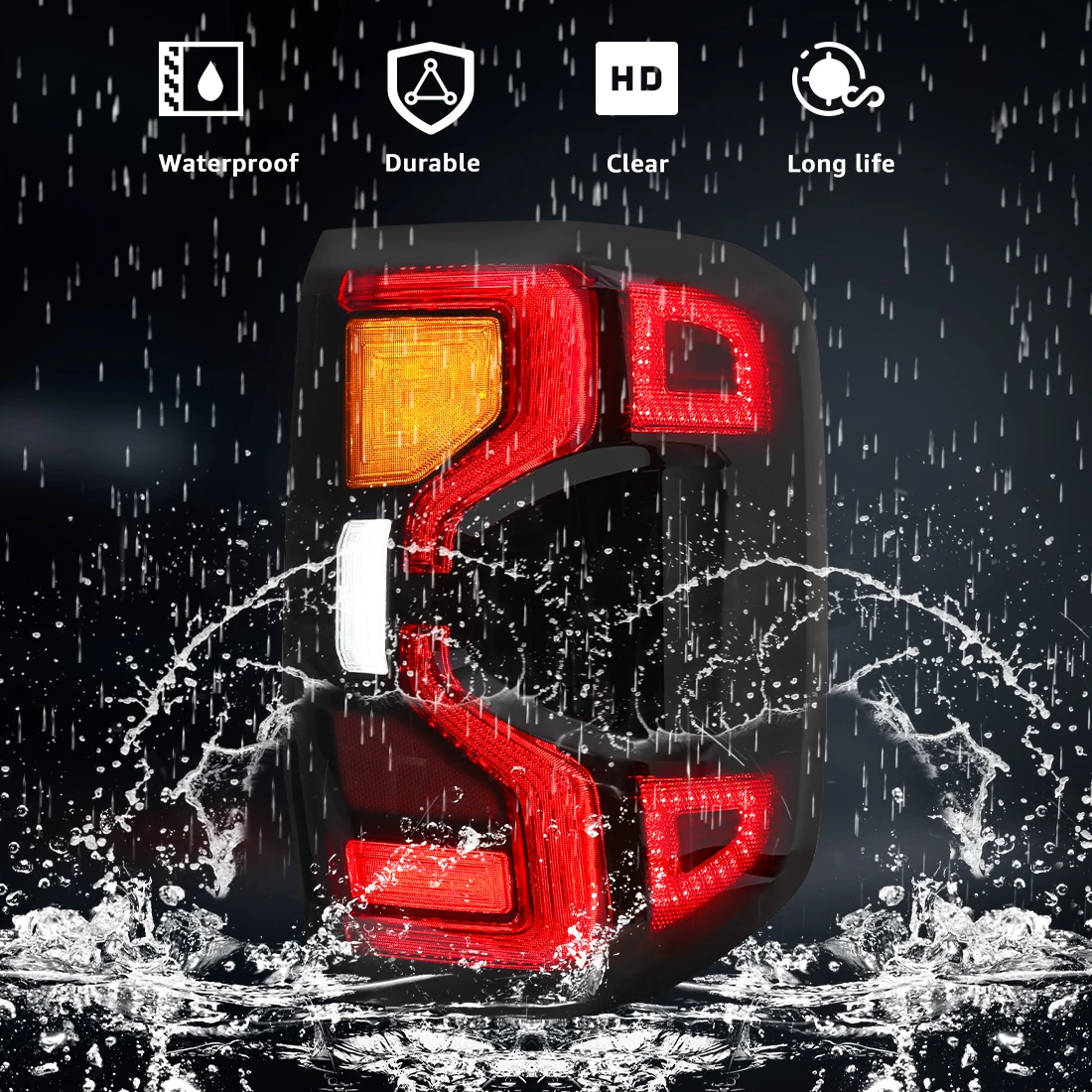 Задние фонари для Ford Ranger 2023 задние противотуманные заднего хода с поворотником