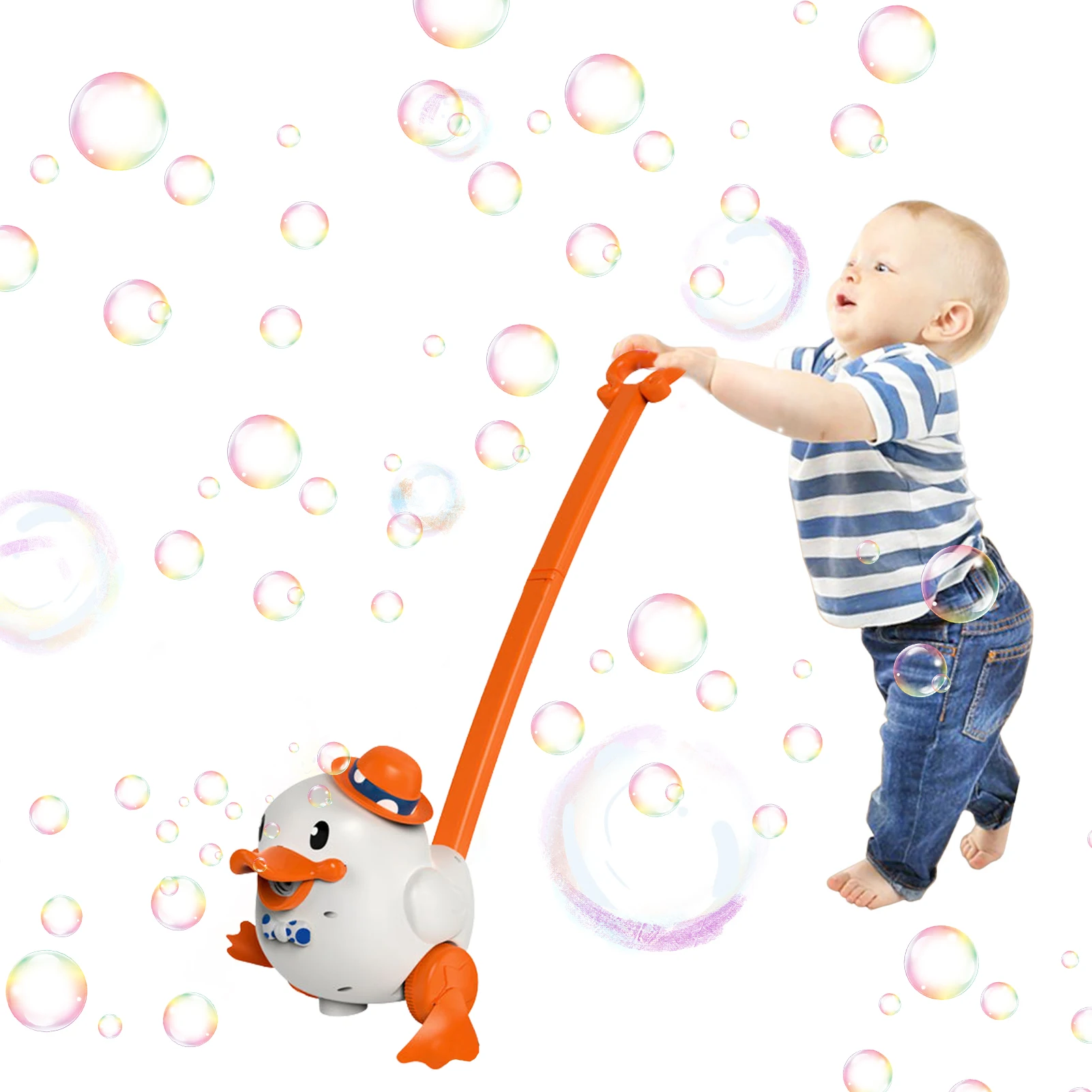 

Bubble Lawn Mower For Toddlers Wheeled Bubble Machine For Kids Summer Soap Water Bubble Machine For Outside Bubble Machine