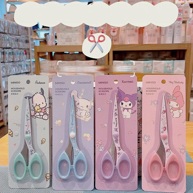 

Sanrio ножницы Kawai анимация моя мелодия Kuromi почтовый симпатичный Дом Офис школа практичные Мультяшные инструменты острые Девушки Подарки