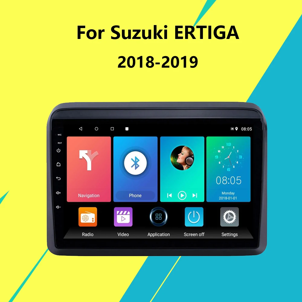 2 Din 9 дюймов автомобильное радио головное устройство для Suzuki ERTIGA 2018 2019