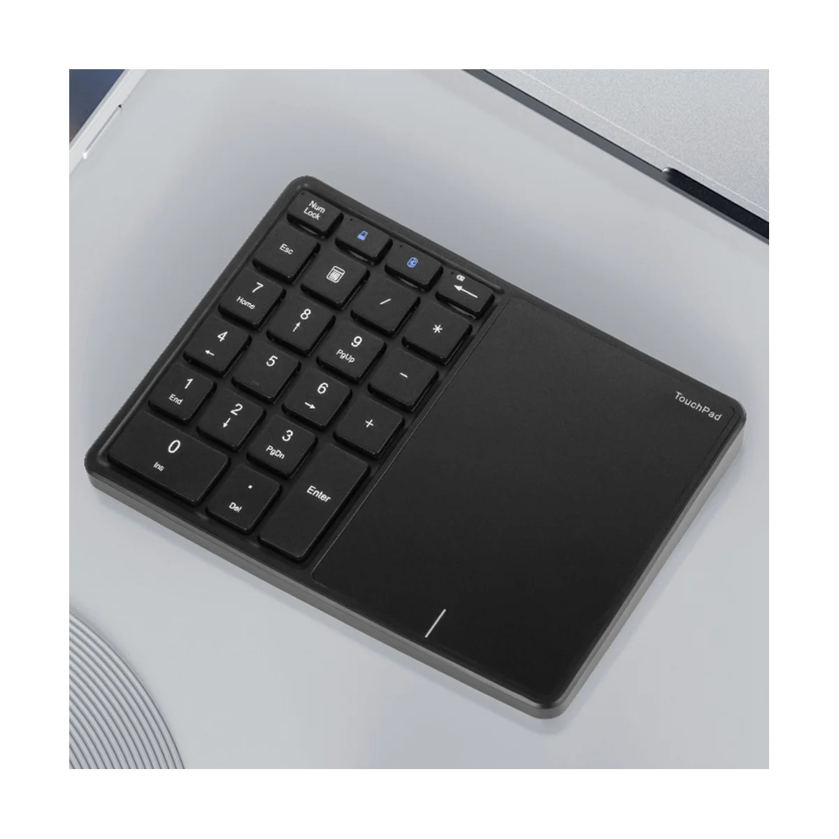 

Mini 2.4G Bluetooth Keyboard Numeric Keypad 22 Keys Digital Keyboard with Touchpad for Windows IOS Android