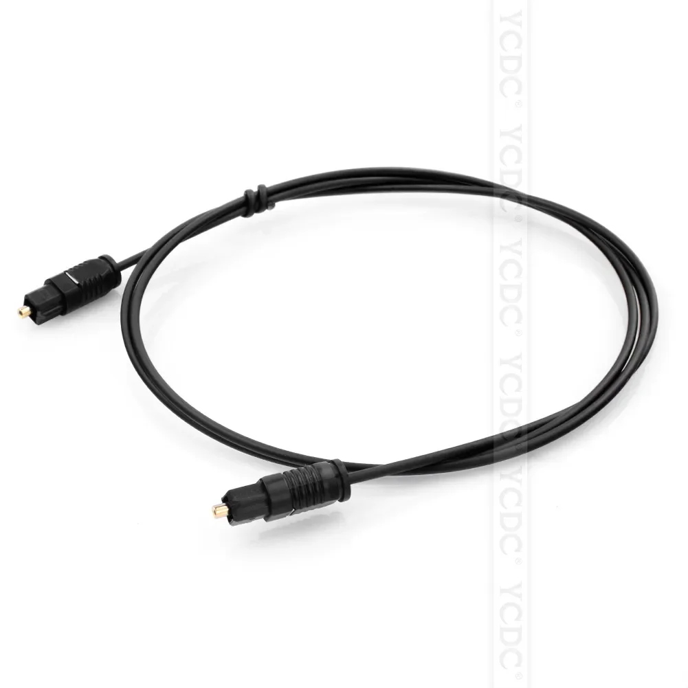 

1m 1.5m 2m 3m 5m 10m Optical Fiber Lead Digital Audio Cable Toslink Cord Black SPDIF DVD DVT MD SPDIF Optical Fiber Line
