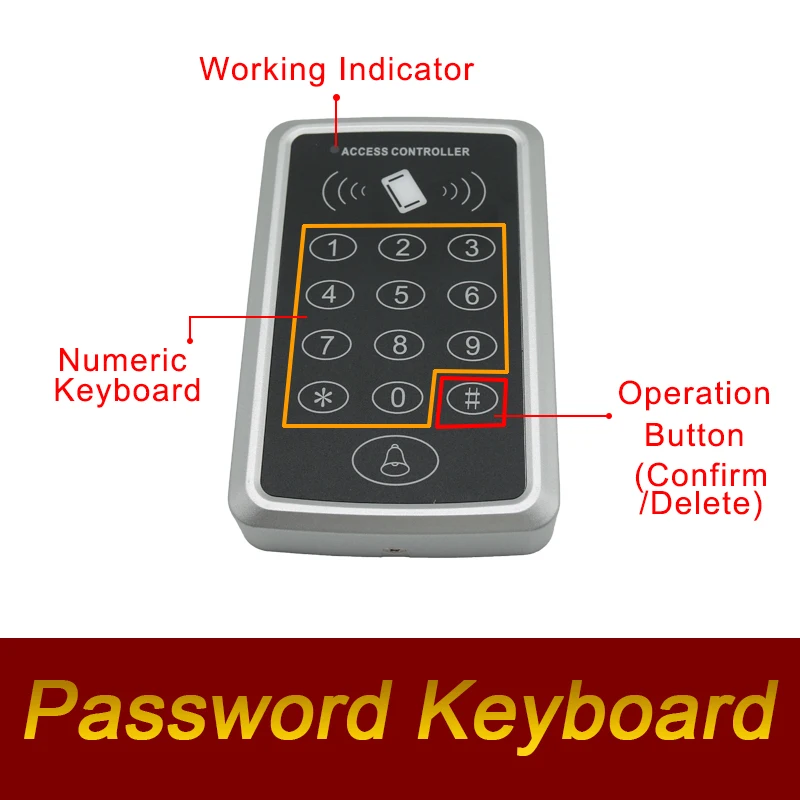 

Password Keypad Access control accessory Door Box Control Keyboard Cipher Touch Panel Correct Digital Combination Unlock