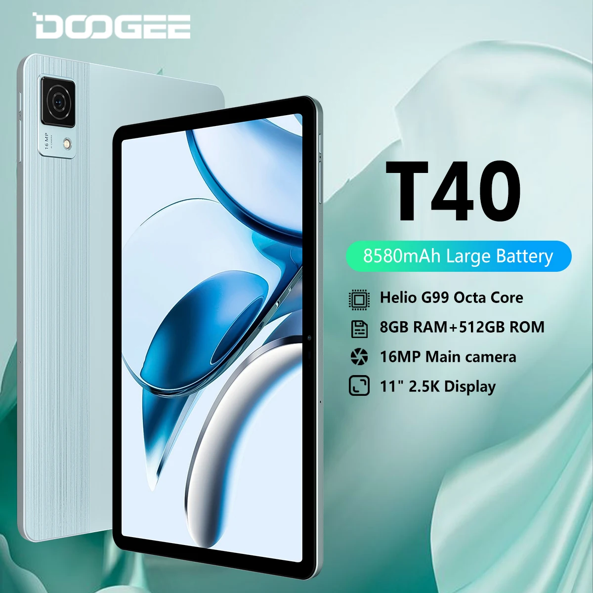 Doogee T40 планшет 11 дюймов Android 14 | AliExpress