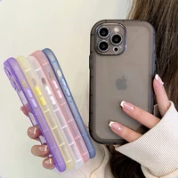 ytd transparent full lens protection phone case for iphone 13 11 12 pro max xr x xs max soft sillicon shockproof clear cover
