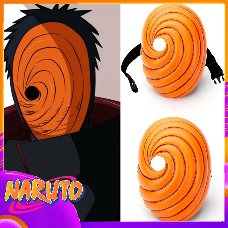 

Anime Naruto Uchiha Kakaxi Obito Akatsuki Ninja Madara Uchiha Masquerade Cosplay Cartoons Full Face Party Mask Cosplay Props Kid