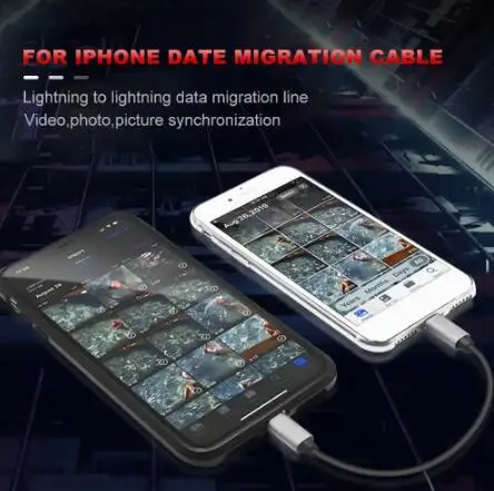 

Кабель Lightning/Lightning для передачи данных для iPhone, iPad, Видео, Фото, синхронизации, передачи данных, кабель Lightning