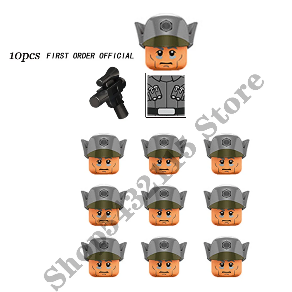 

DISNEY 10pcs First Order Officer Building Blocks Bricks Action Figures Toy C025