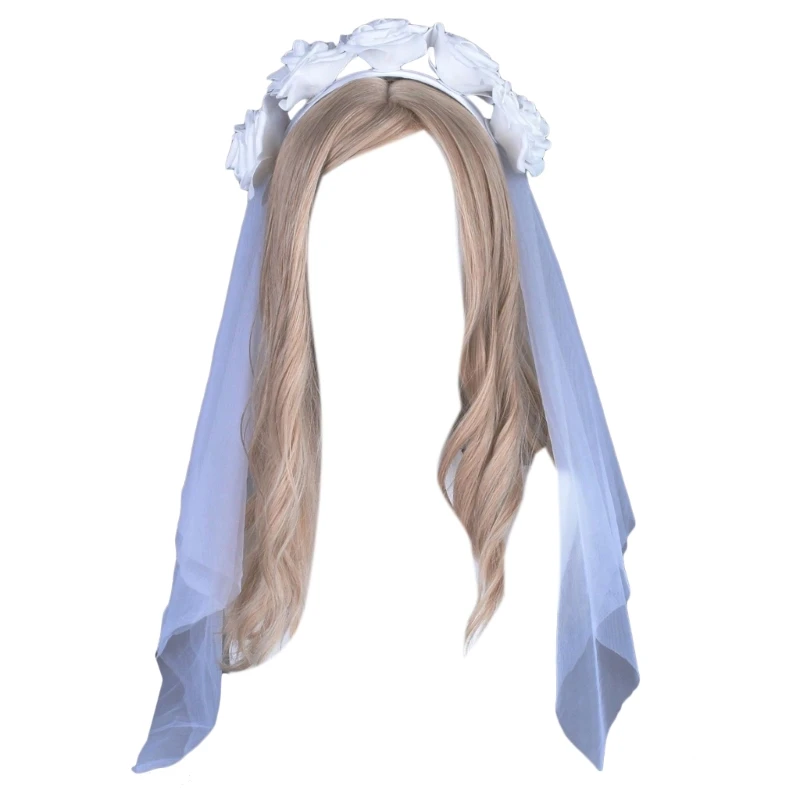 

Y166 Halloween Props Flower Hairband Day of the Death Girls Lolitas Costume Accessory