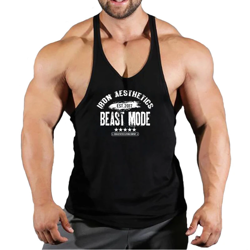 Gym Vest Fitness Shirt Muscular Man Singlet Men Vests Stringer Sleeveless Sweatshirt Men's Singlets Top for Fitness Clothing