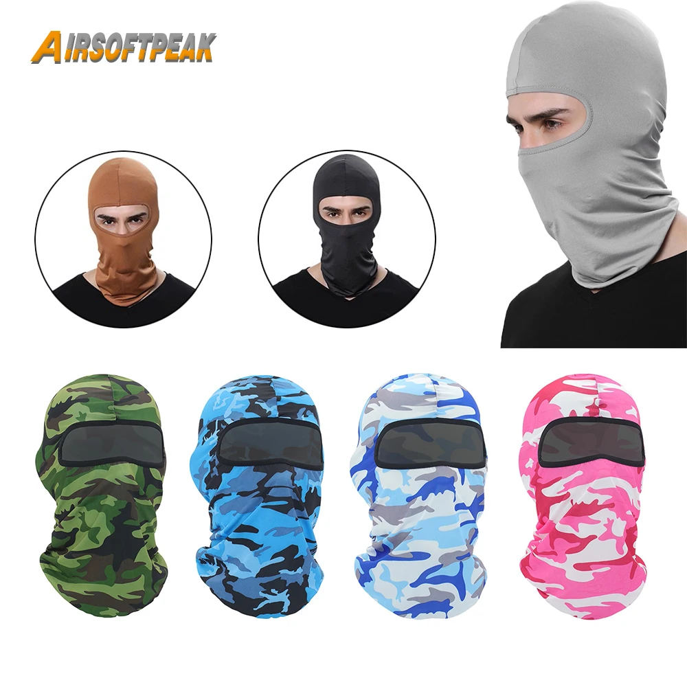 

Tactical Mask Camouflage Balaclava Full Face Scarf Cover Airsoft CS Wargame Army Hunting Cycling Hiking Sports Helmet Liner Cap