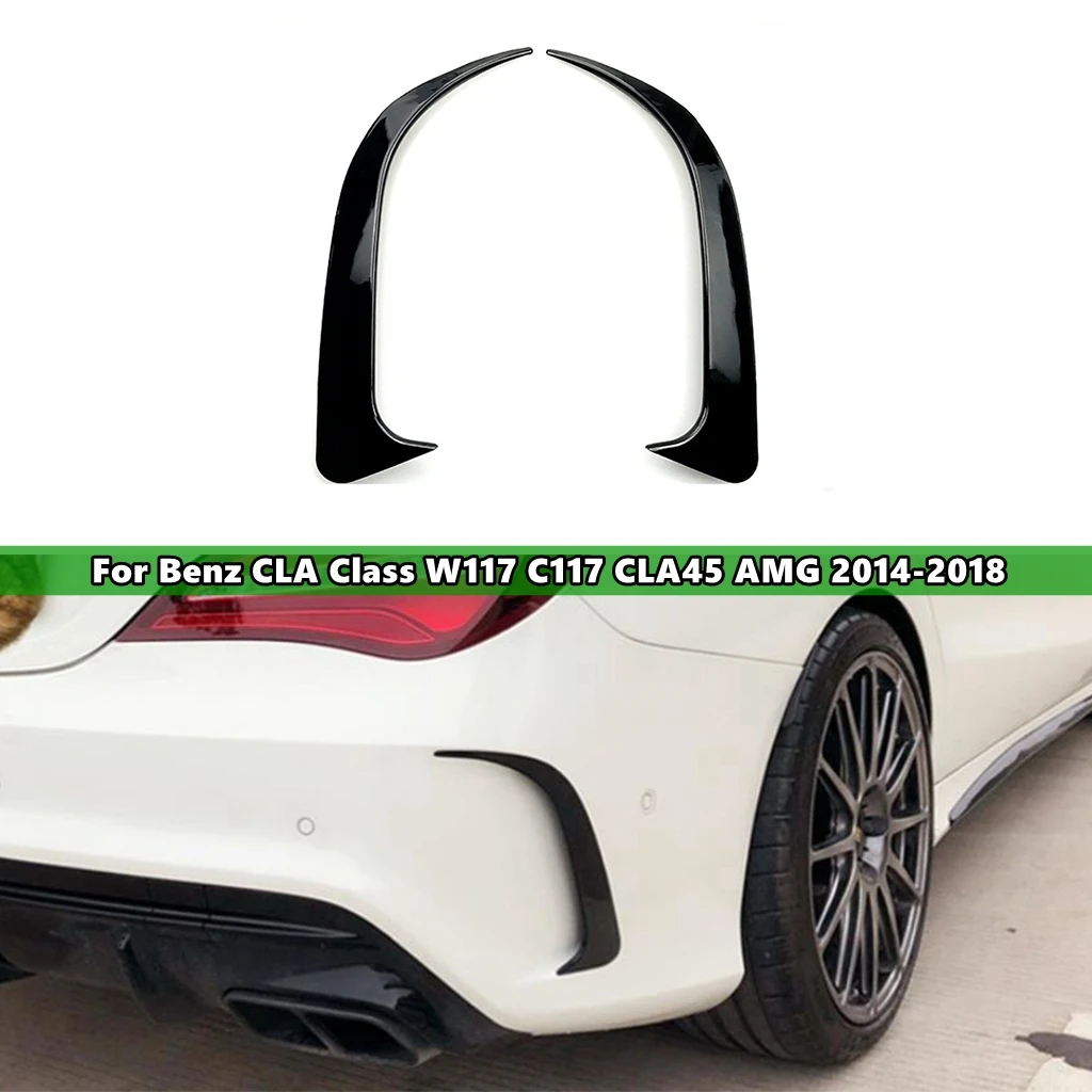 

Car Rear Bumper Air Vent Cover Trim Stickers For Benz CLA Class W117 C117 200 220 260 CLA45 AMG 2014 2015 2016 2017 2018