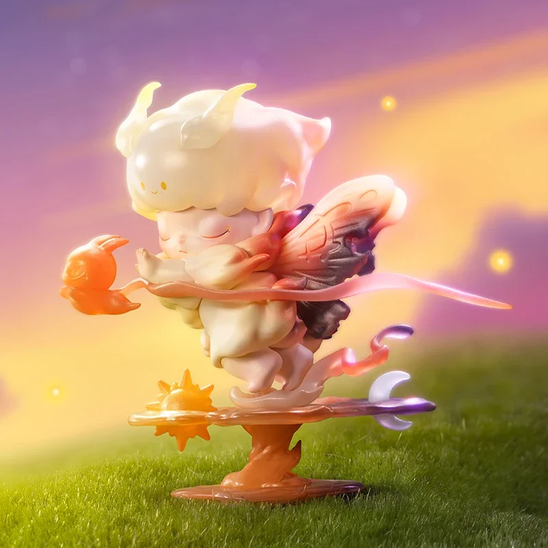 Фото Оригинальный POP MART Finding Mokoko Series Mystery Box слепая коробка милые аниме-фигурки игрушки куклы настольный орнамент коллекция подарков для девочек №3