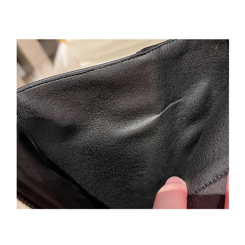 British Wind 2023 Autumn and Winter New Waterproof Platform Rhinestone Thick Heel High Heel Chimney Boots Leather Ladies Boots