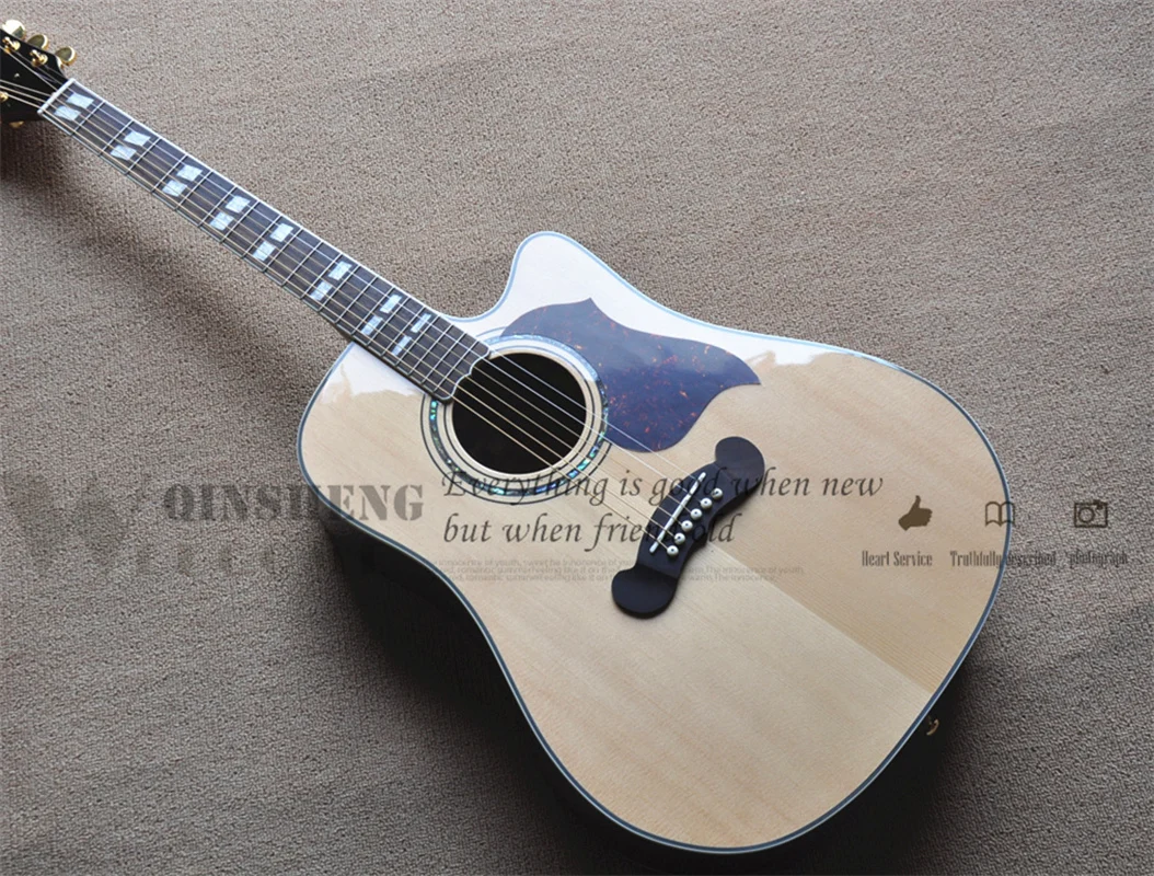 

41-дюймовая гитара J45, акустическая гитара, гитара в фольклорном стиле, доска из массива ели, гитара бурливуда, гитара из красного дерева