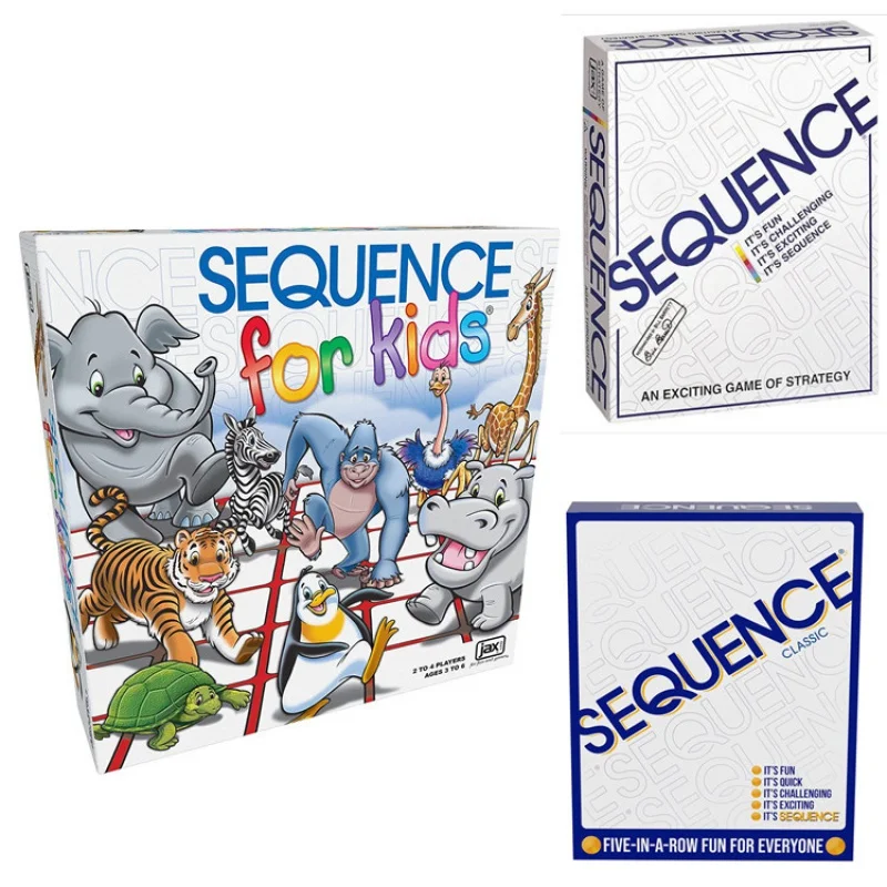 

Sequence Game Full English Sequence Camouflage Fancy Five in a Row Board Game Family Party Game Card