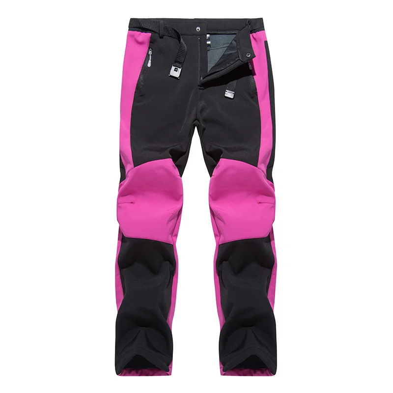 

Зимние Лыжные Брюки Softshell, женские толстые теплые флисовые водонепроницаемые брюки, уличные спортивные штаны для треккинга, альпинизма, походов