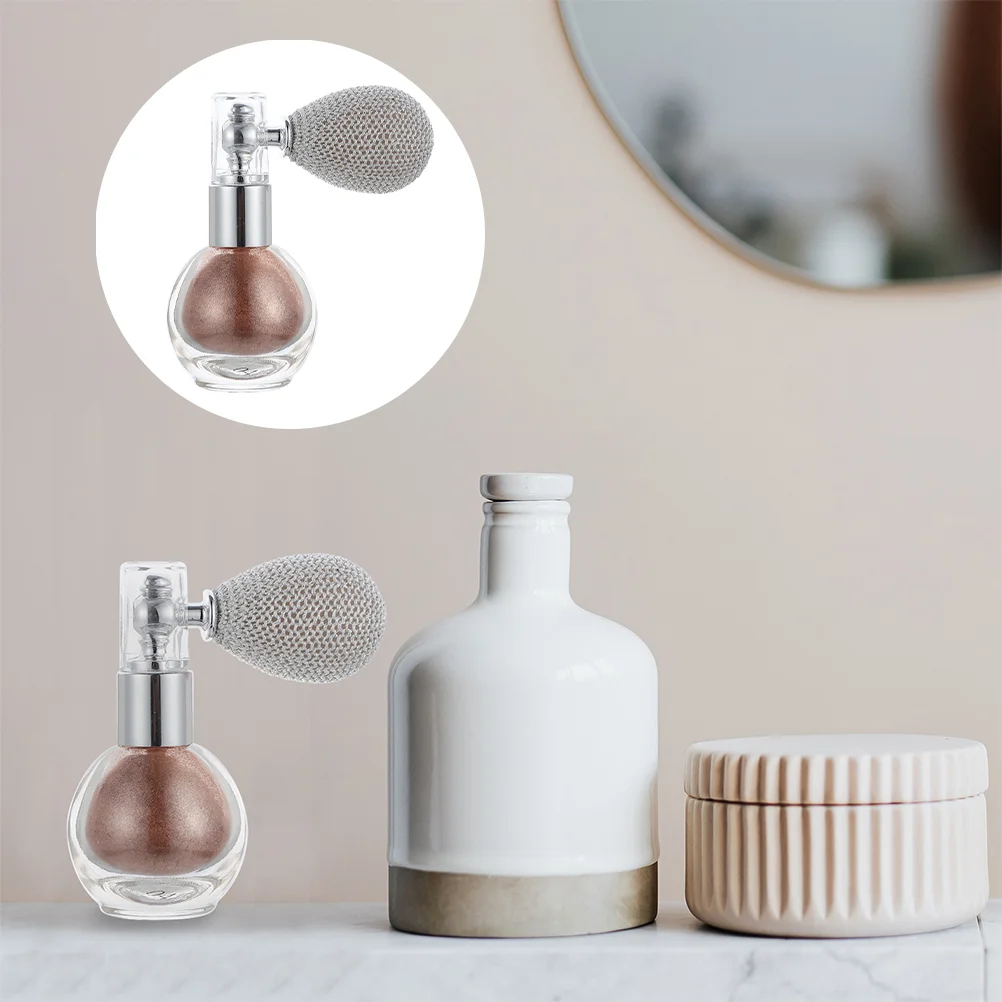 

2 Pcs Blush Powder Highlighting Face Body Spray Highlighter Women Plastic Makeup