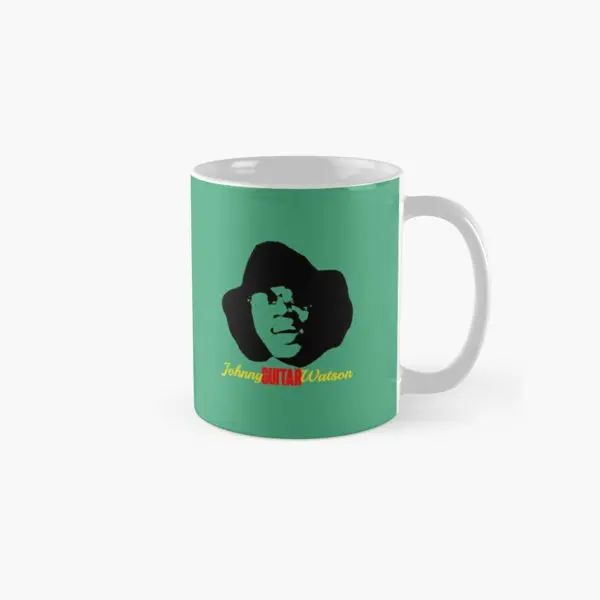 

Johnny Guitar Watson Classic Mug Handle Round Image Coffee Cup Photo Gifts Design Drinkware Picture Printed Tea Simple