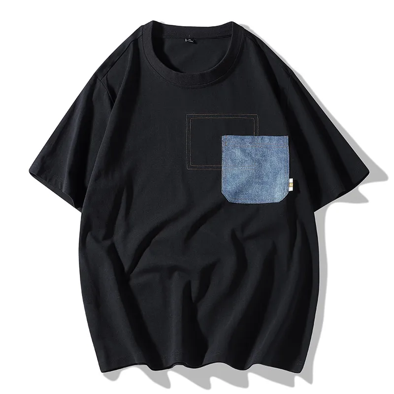 

Футболка мужская с коротким рукавом, 100% хлопок, с большими карманами