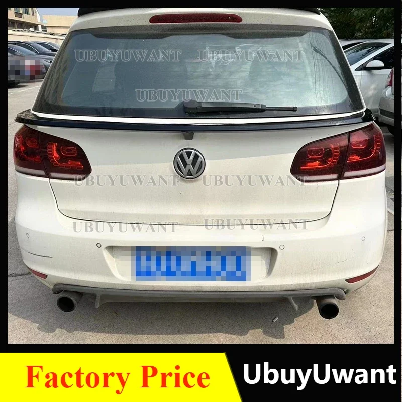 Спойлер для Volkswagen VW Golf 6 VI MK6 2010-2013 задний Средний спойлер средний из АБС-пластика